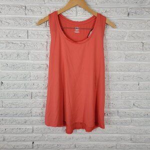 Athletic Works Womens Top XL 16 18 Tank Racerback Pink Lightweight PIN6E